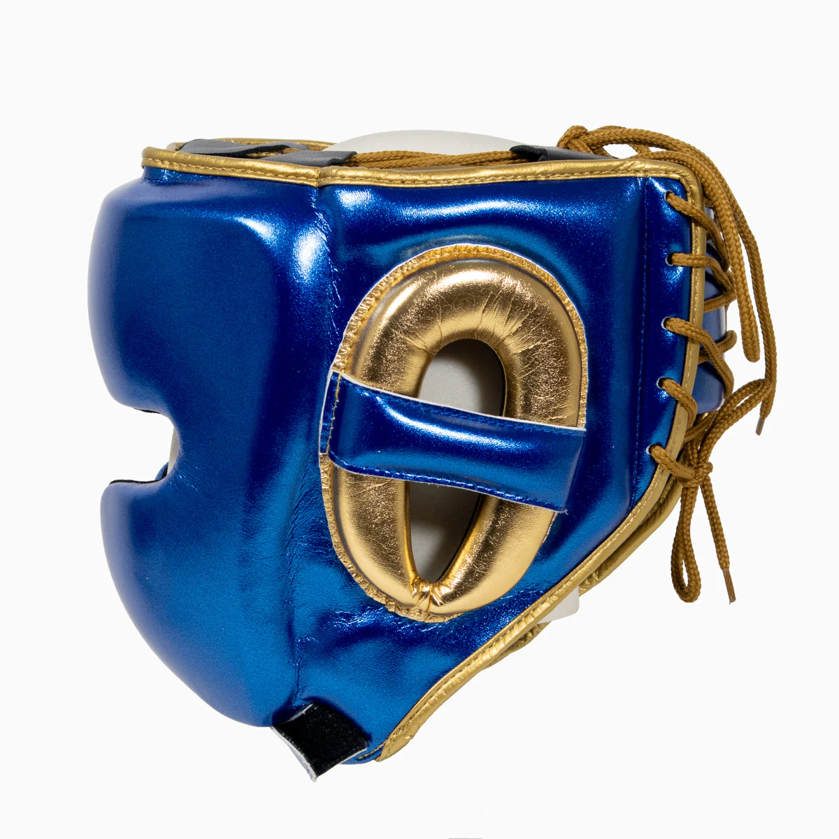 Kask Adidas Pro Niebieski-złoty  - Image 3