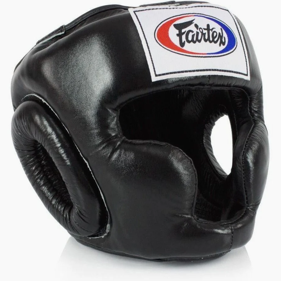 Kask Bokserski Fairtex Pełne Pokrycie HG3 Czarny  - Image 2