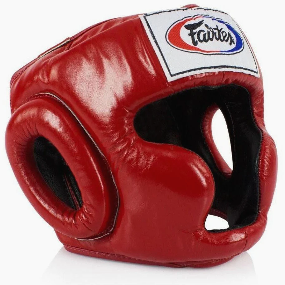 Kask Bokserski Fairtex Pełne Pokrycie HG3 Czerwony  - Image 2