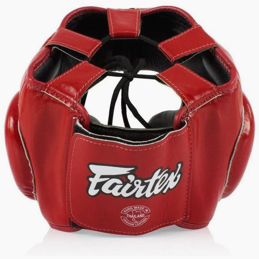 Kask Bokserski Fairtex Pełne Pokrycie HG3 Czerwony  - Image 4