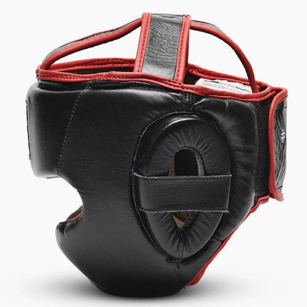 Kask Bokserski Leone Pełna Osłona CS426 Czarny  - Image 3