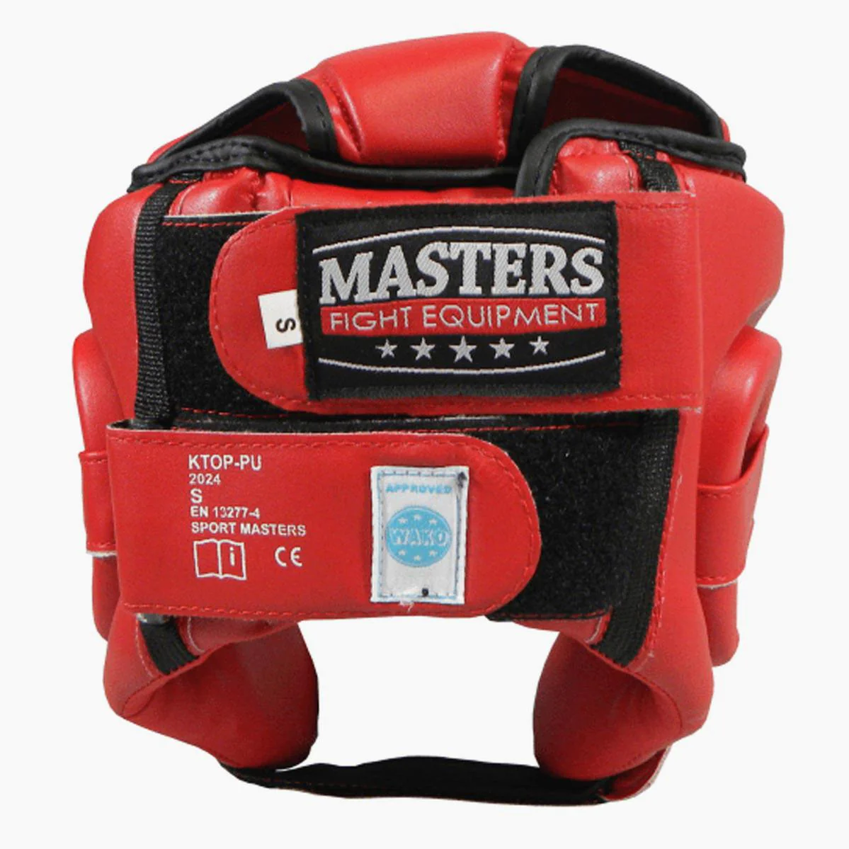 Kask Bokserski Masters WAKO Czerwony  - Image 5