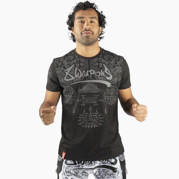 T-shirt 8 Weapons Yantra czarna  - Image 3