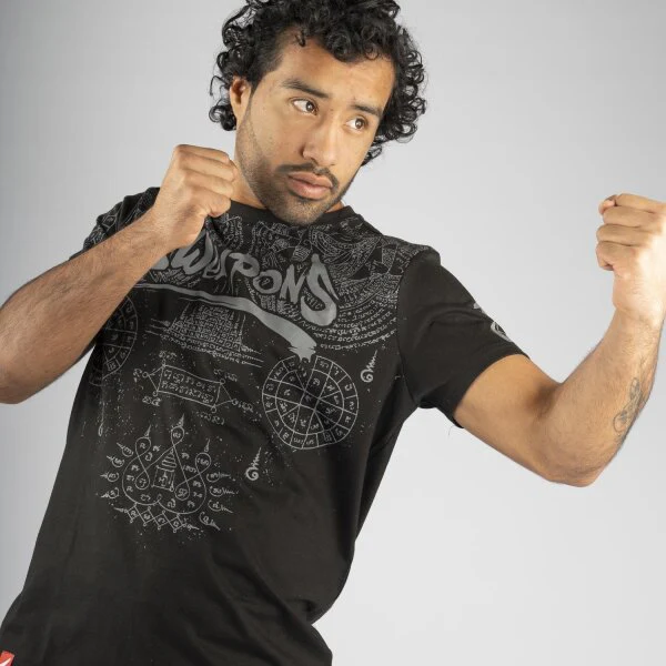 T-shirt 8 Weapons Yantra czarna  - Image 6