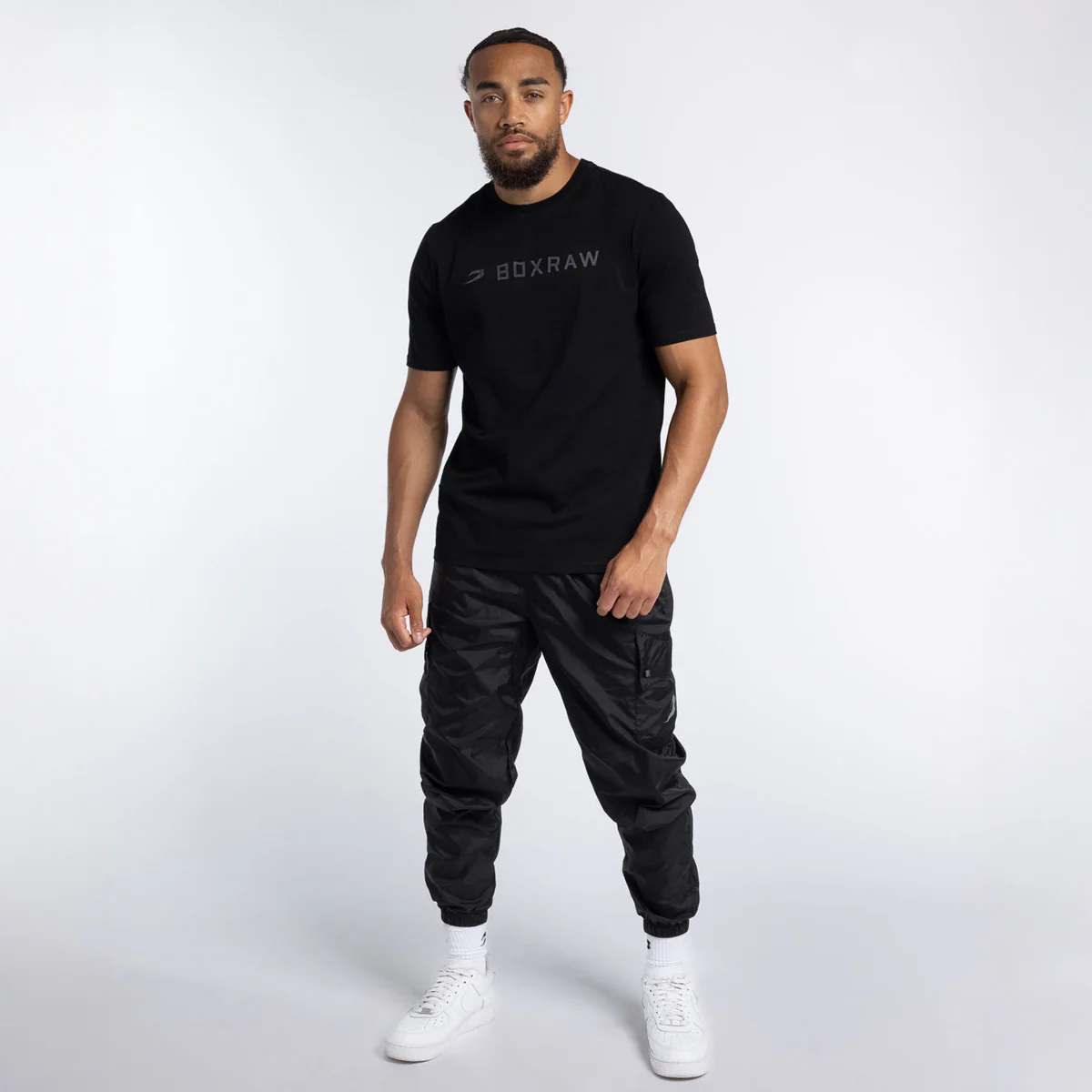 T-shirt Boxraw A.B.C. Czarny-czarny  - Image 3