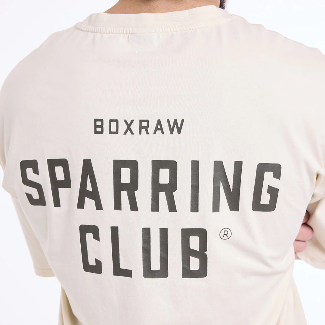 T-shirt Boxraw Sparring Club Oversize Beżowy  - Image 8