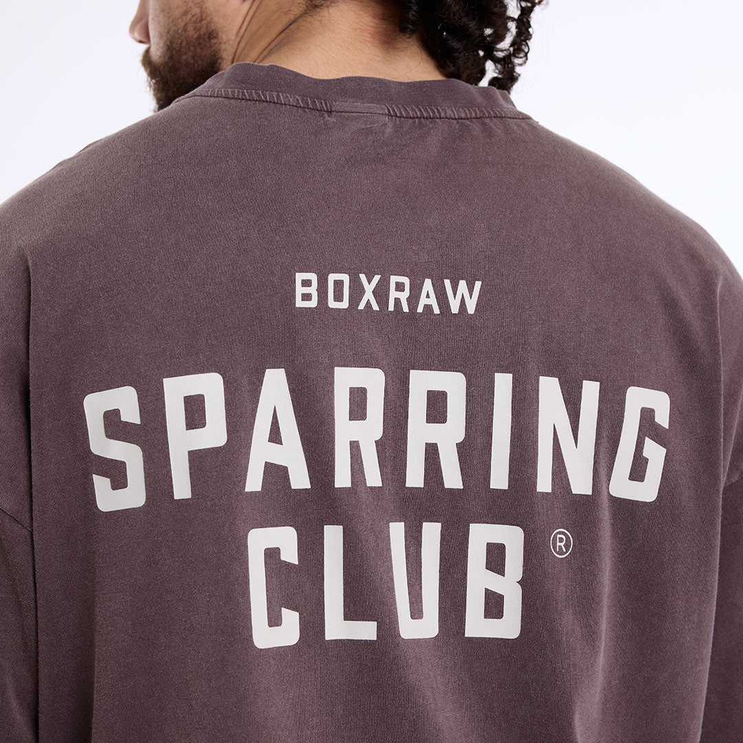 T-shirt Boxraw Sparring Club Oversize Brązowa  - Image 8