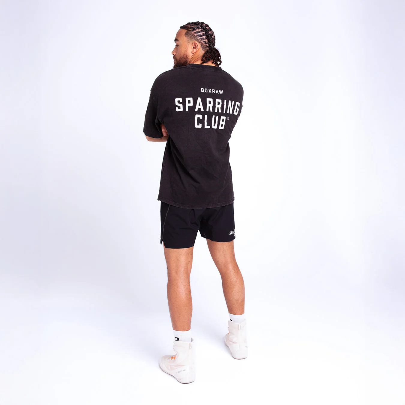 T-shirt Boxraw Sparring Club Oversize Czarny  - Image 2