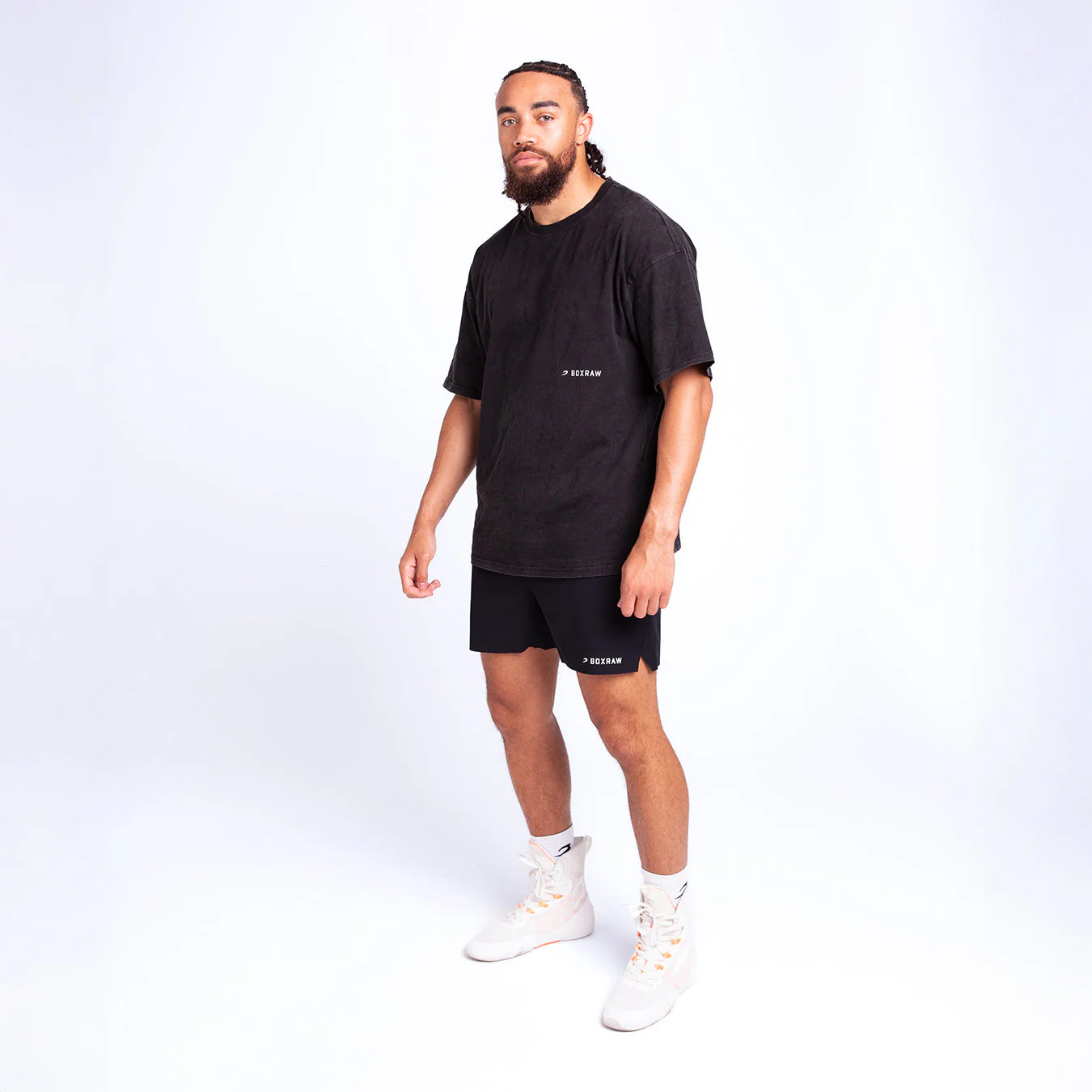 T-shirt Boxraw Sparring Club Oversize Czarny  - Image 3