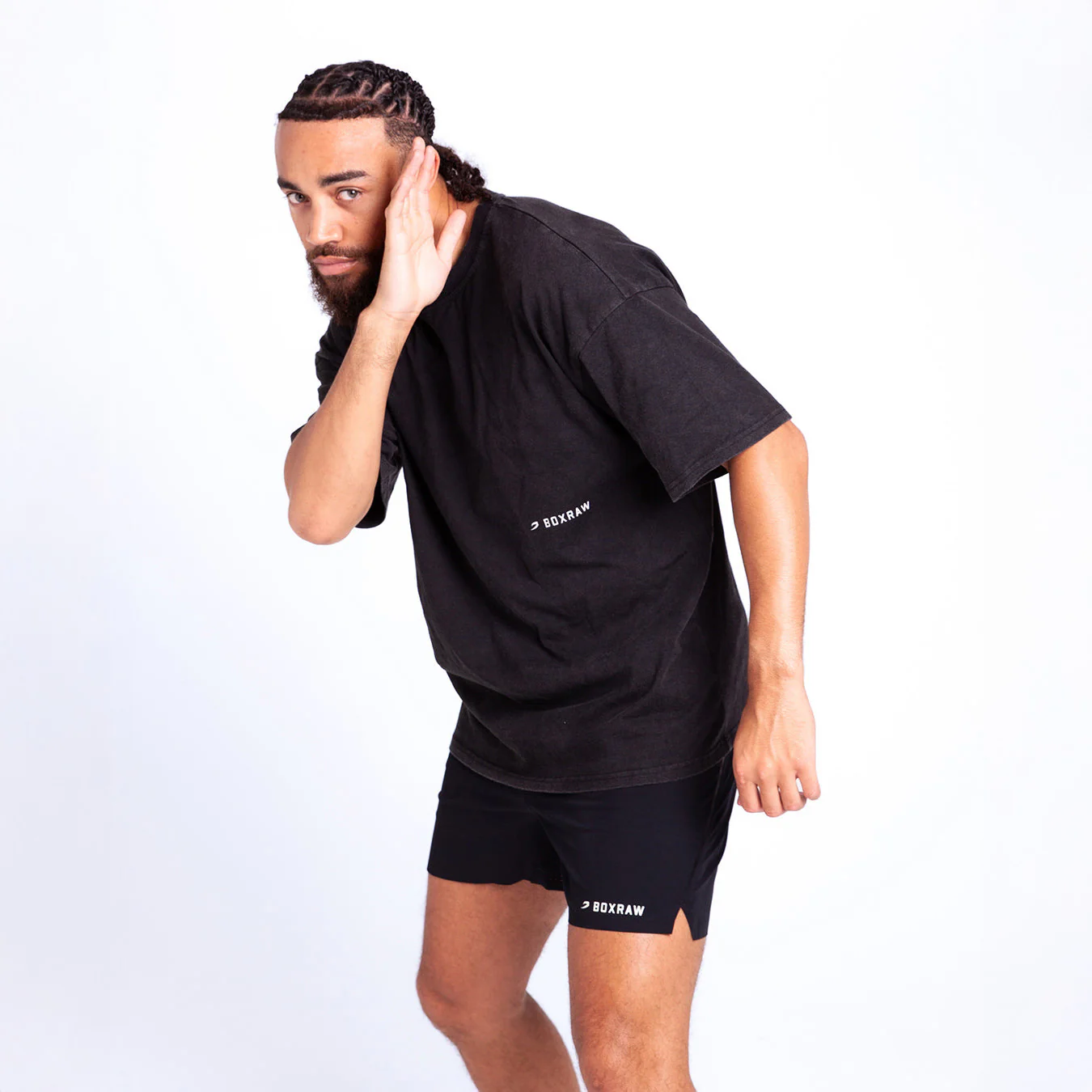 T-shirt Boxraw Sparring Club Oversize Czarny  - Image 4