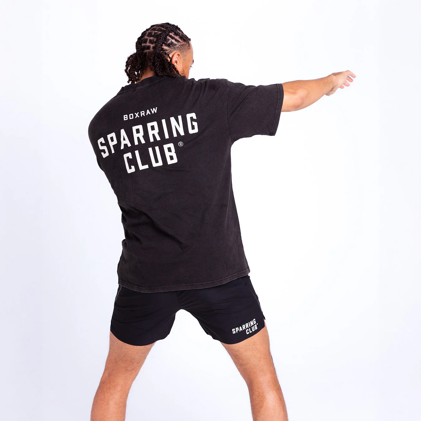 T-shirt Boxraw Sparring Club Oversize Czarny  - Image 6