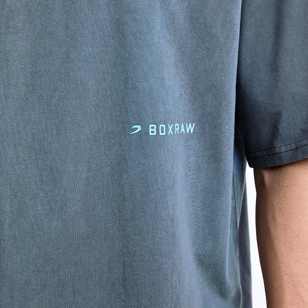 T-shirt Boxraw Sparring Club Oversize Szary  - Image 9