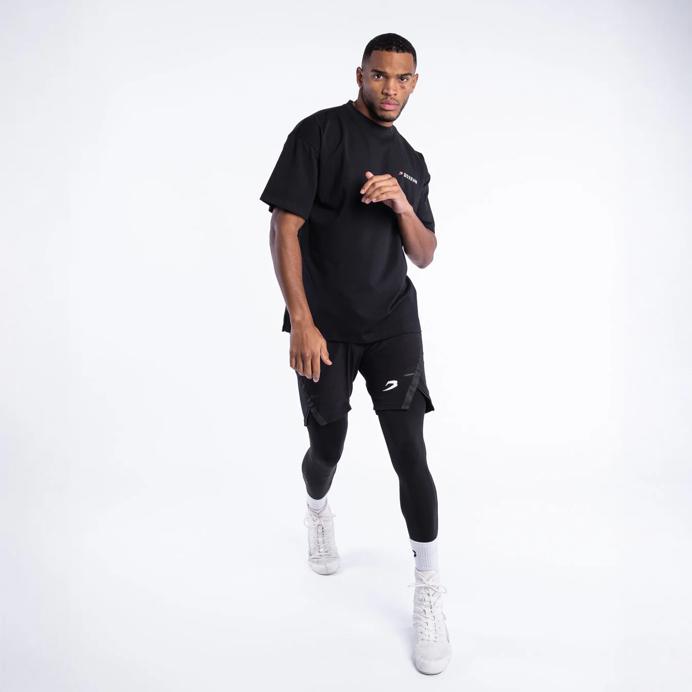T-shirt Boxraw We Don't Play Boxing Oversize Czarny  - Image 2