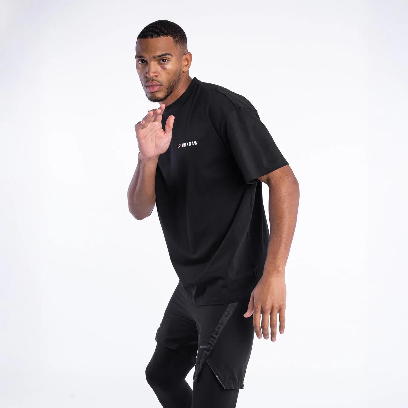 T-shirt Boxraw We Don't Play Boxing Oversize Czarny  - Image 4