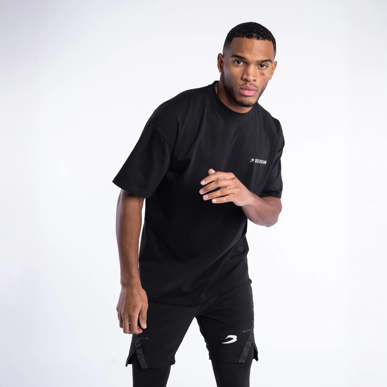 T-shirt Boxraw We Don't Play Boxing Oversize Czarny  - Image 5