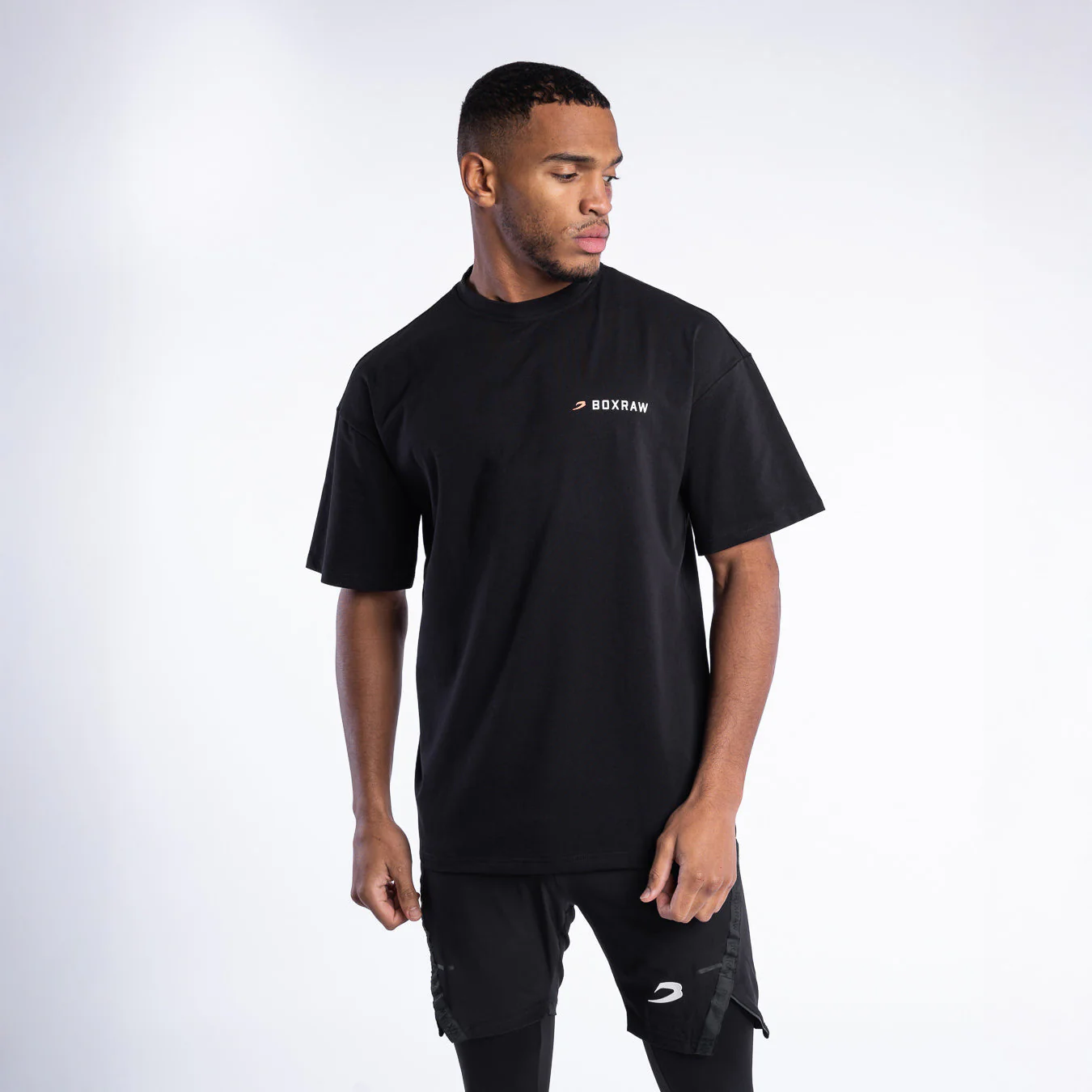 T-shirt Boxraw We Don't Play Boxing Oversize Czarny  - Image 6