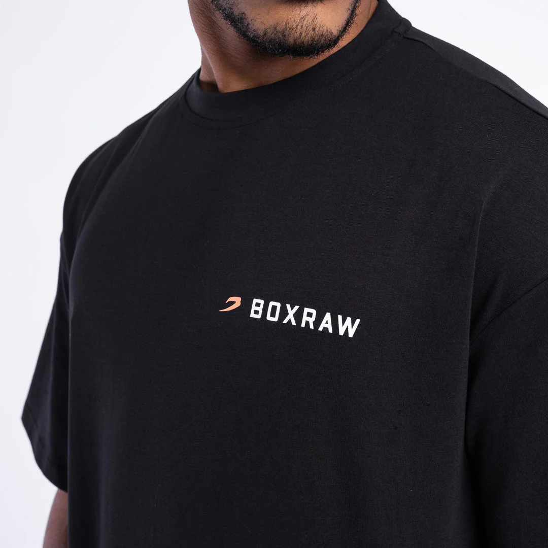 T-shirt Boxraw We Don't Play Boxing Oversize Czarny  - Image 7