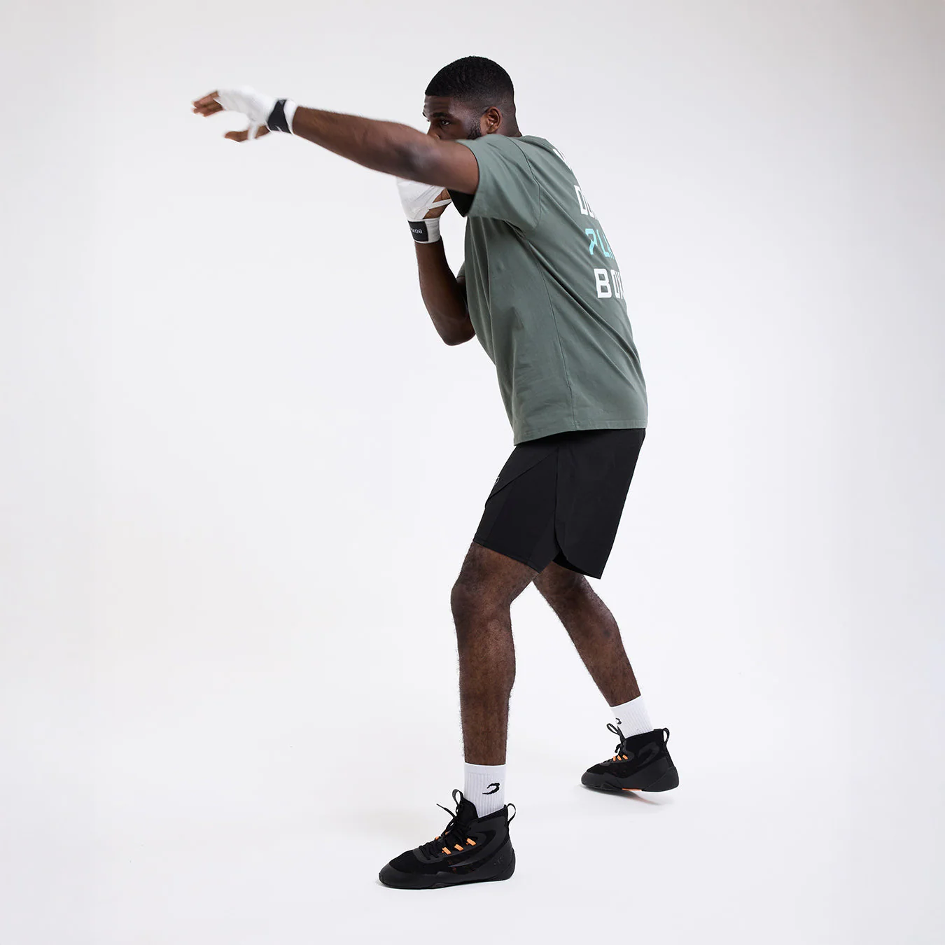 T-shirt Boxraw We Don't Play Boxing Oversize Zielony  - Image 3