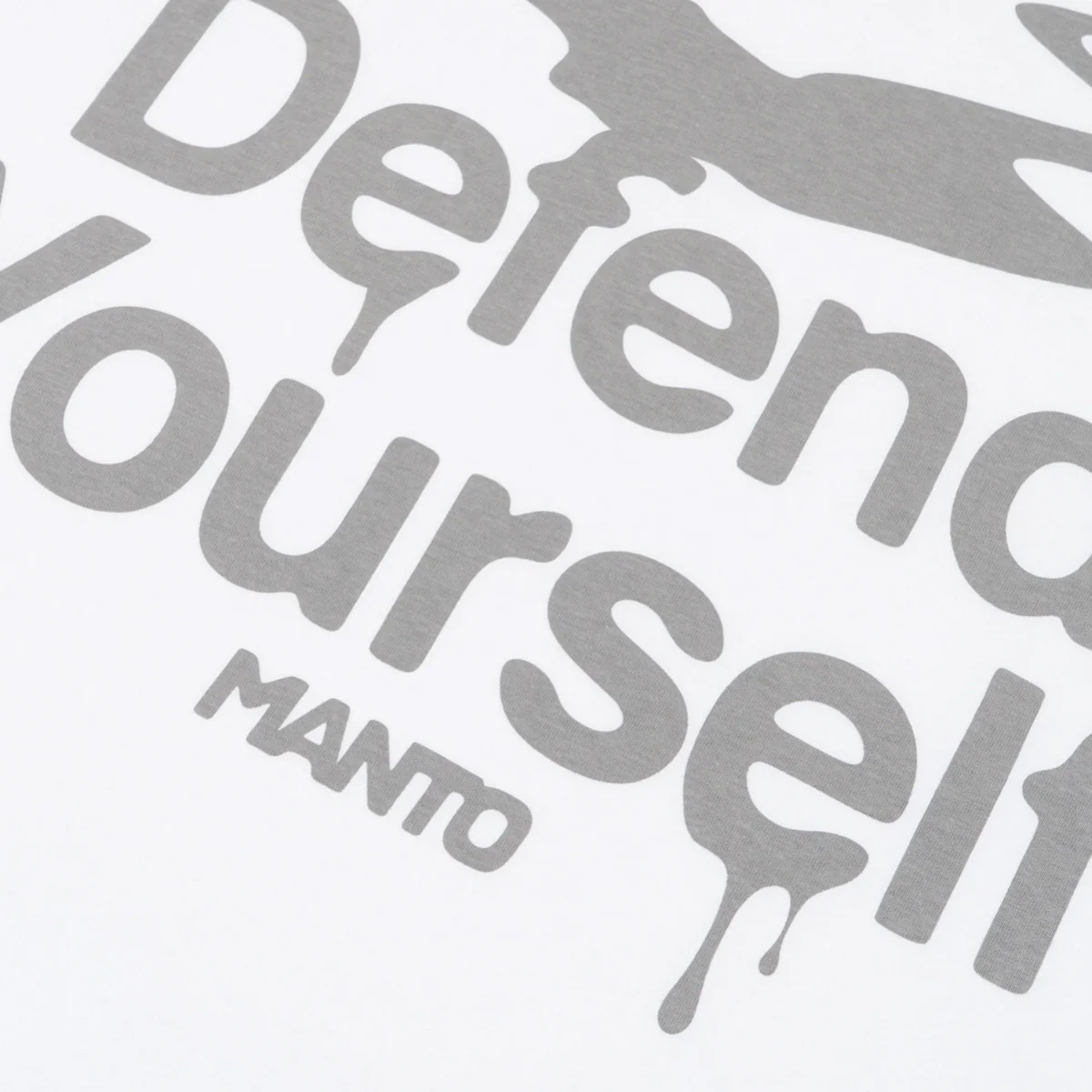 T-shirt Manto Drip biała  - Image 3