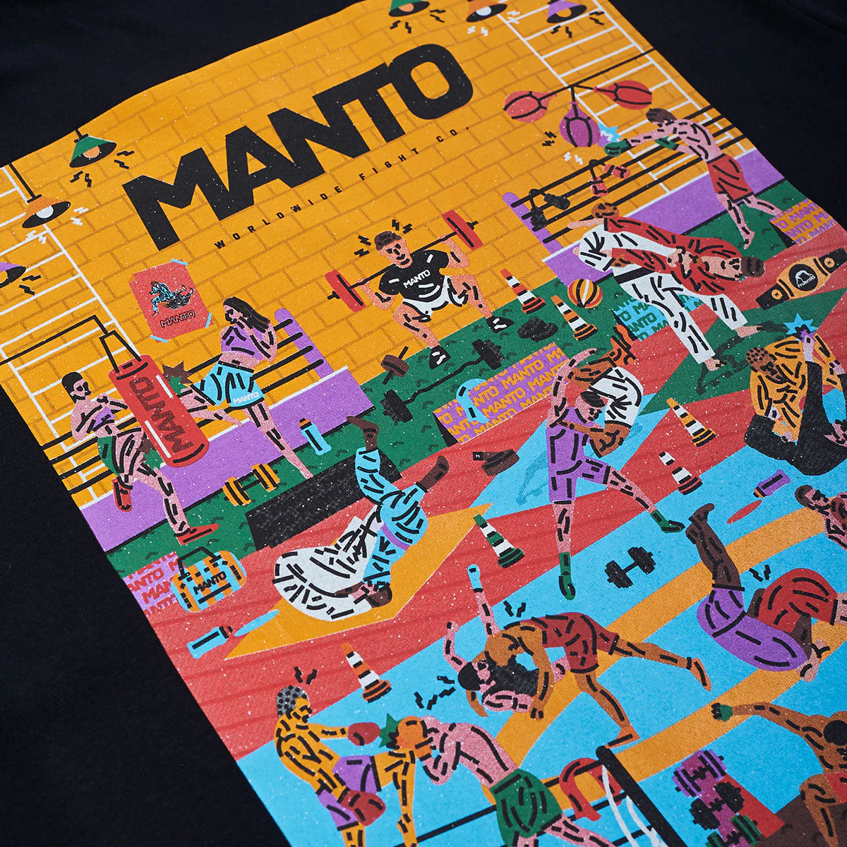 T-shirt Manto Gym 2.0 Czarny  - Image 5