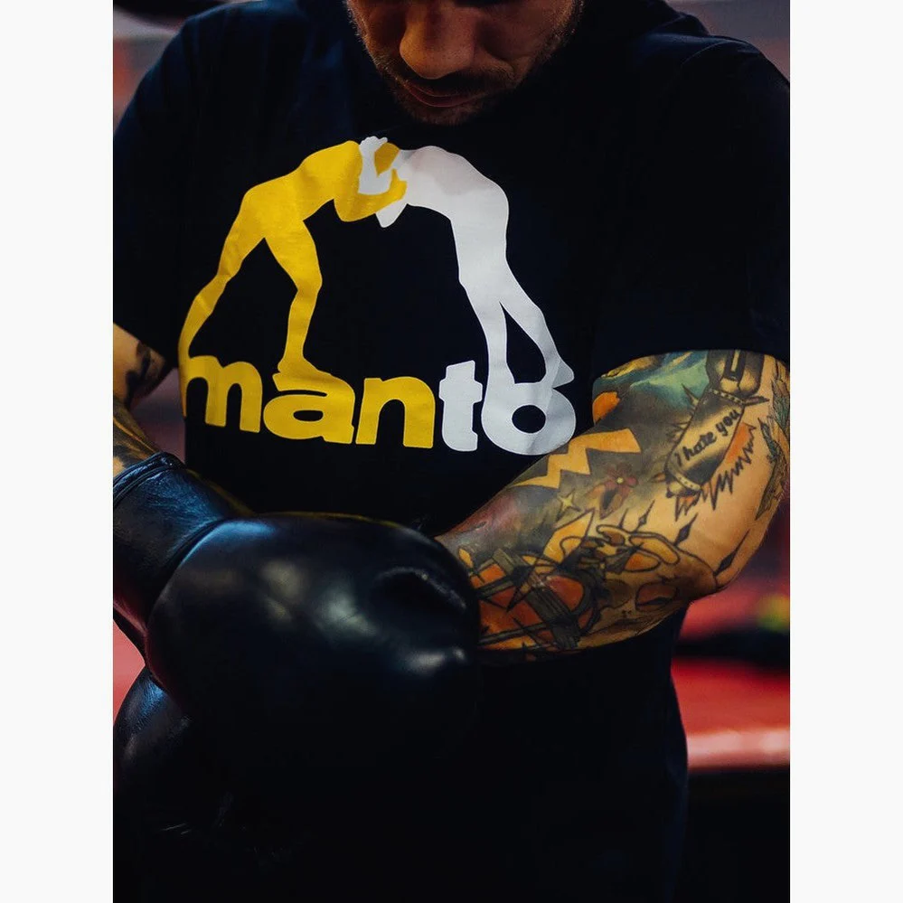 T-shirt Manto Logo Czarny  - Image 3