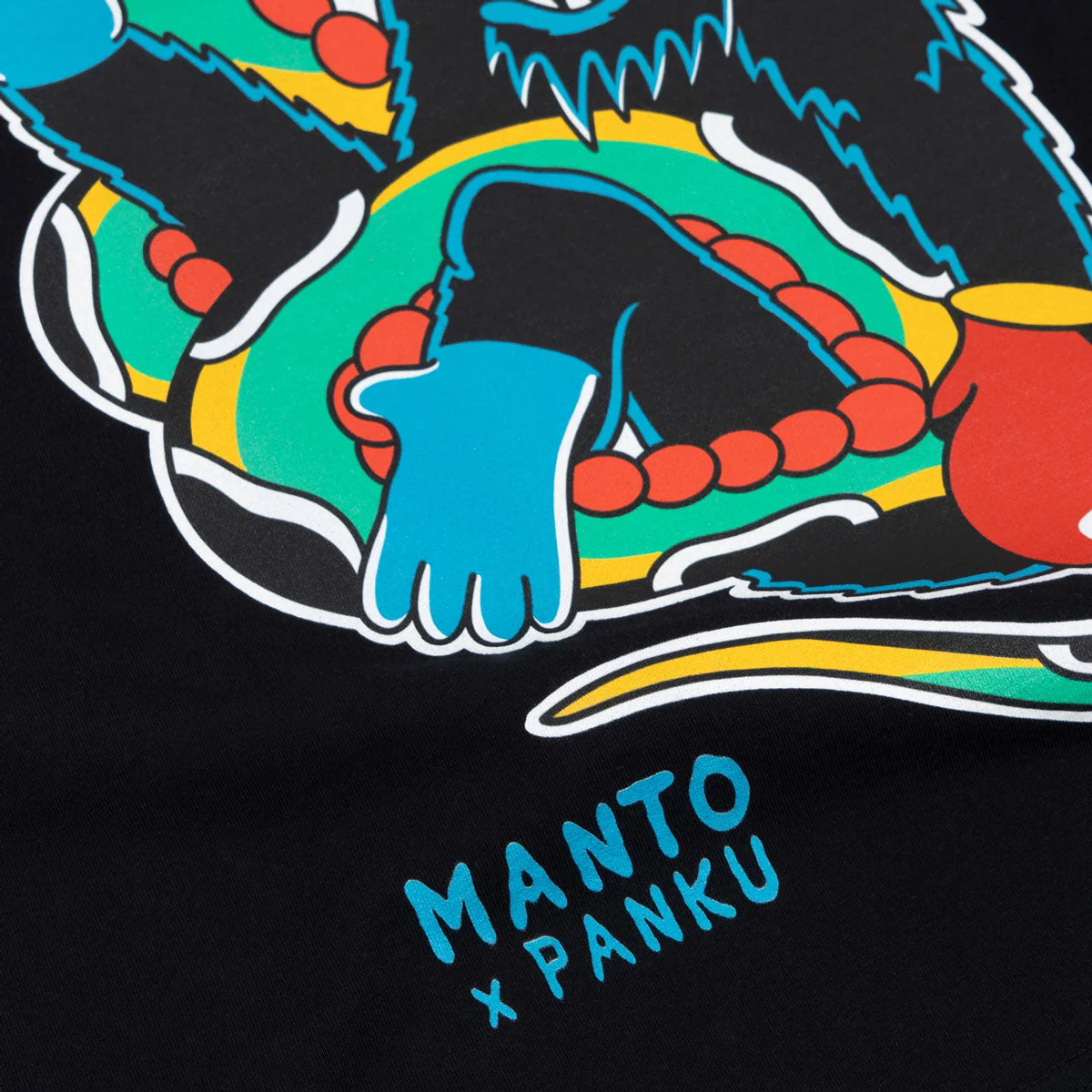 Koszulka Manto x Panku Struggle Czarna  - Image 2