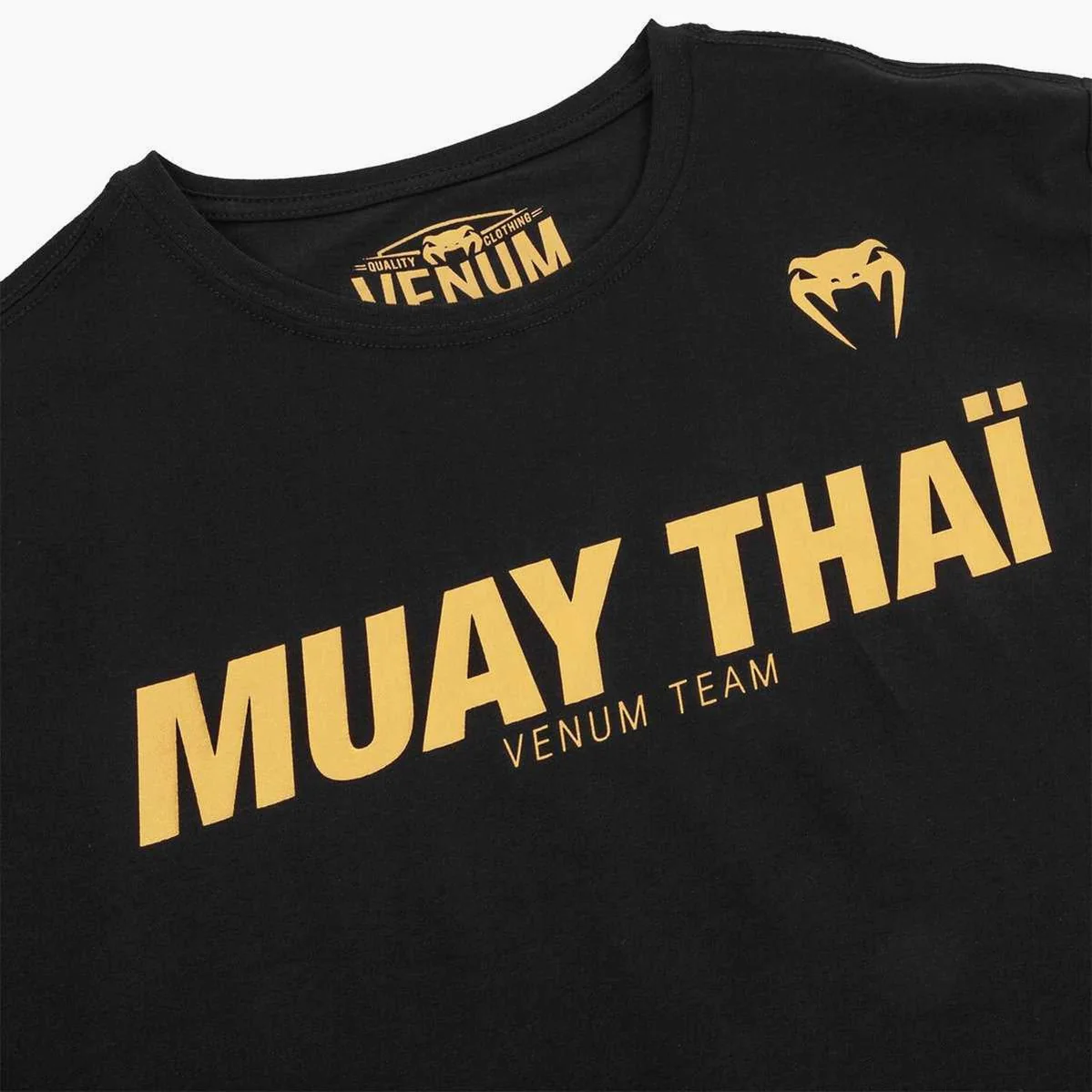 Koszulka Venum Muay Thai VT Czarny-Złoty  - Image 3