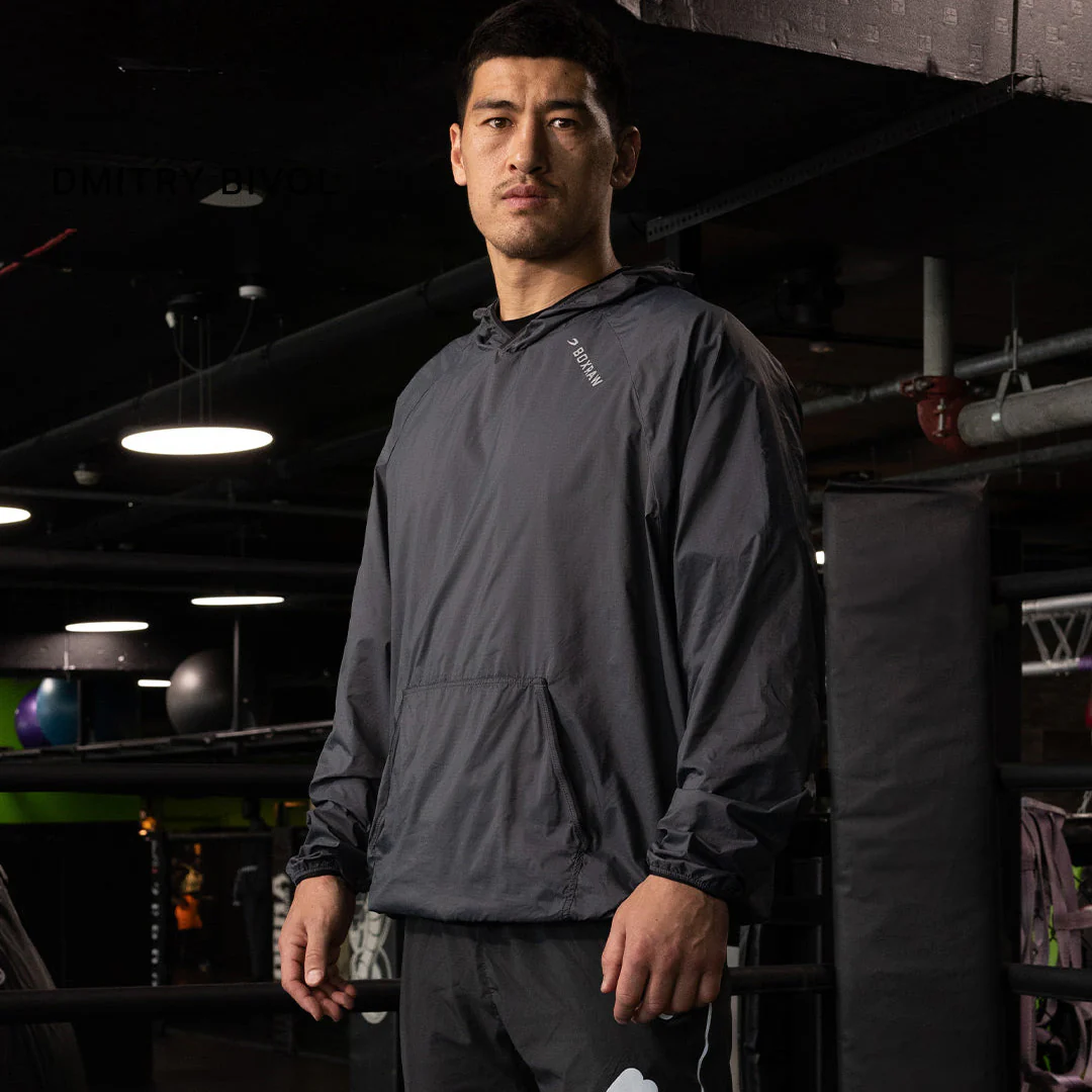 Kurtka przeciwwiatrowa Boxraw Genaro Oversize czarna  - Image 11