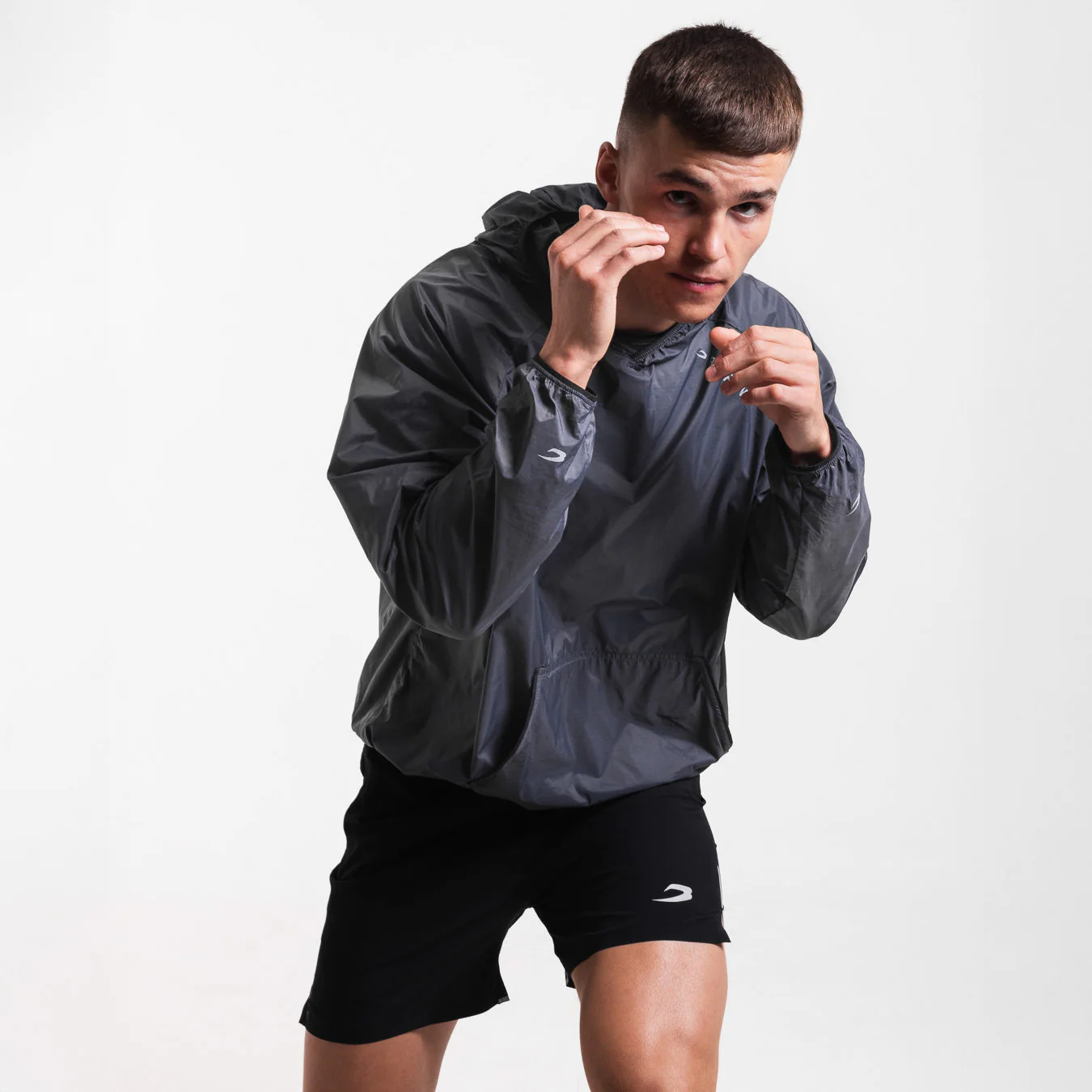 Kurtka przeciwwiatrowa Boxraw Genaro Oversize czarna  - Image 3