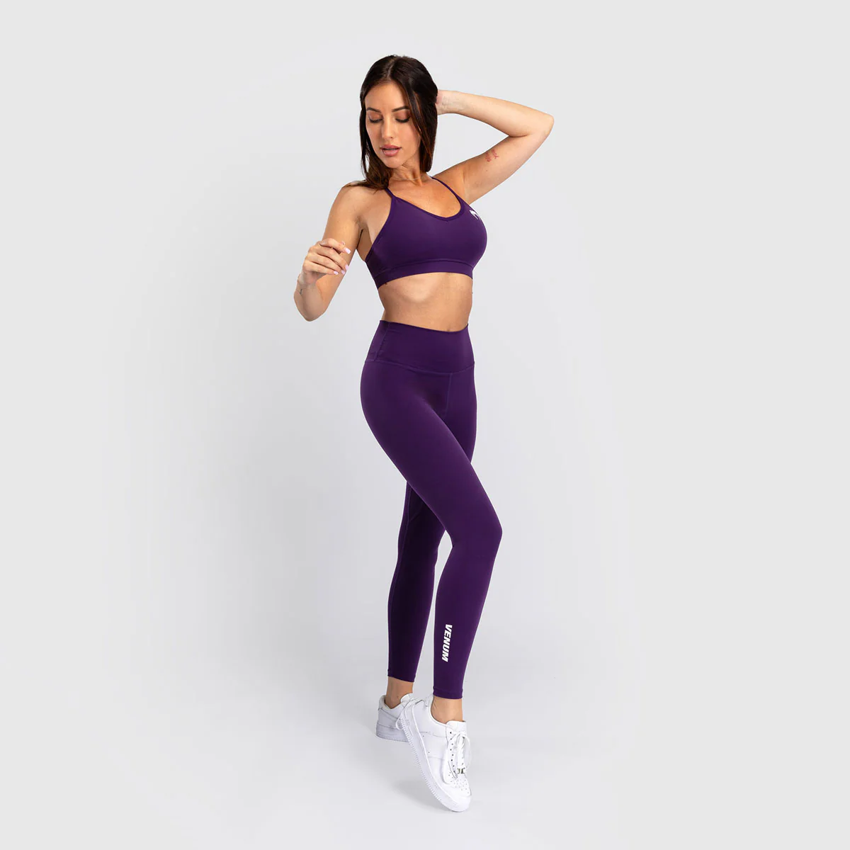 Legginsy Kobieta Venum Essential Fioletowy  - Image 3