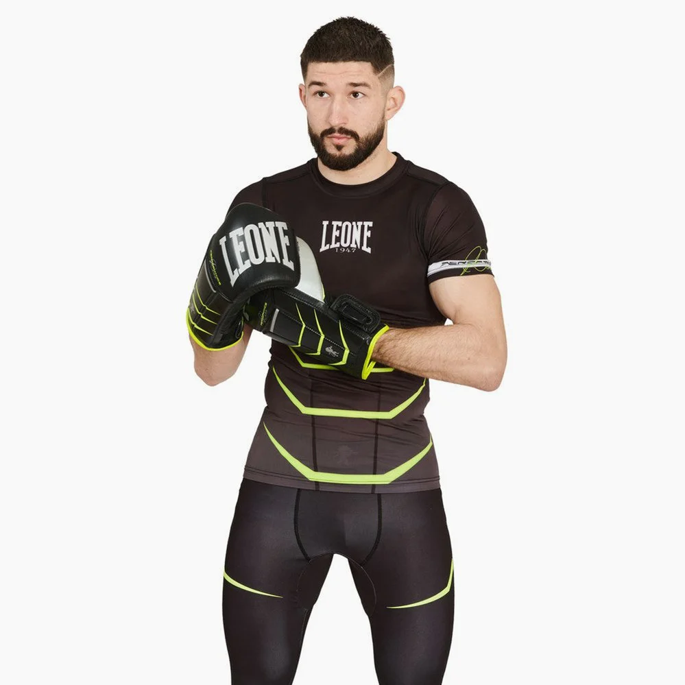 Rashguard o wysokiej kompresji Leone Revo Fluo AB927F  - Image 2