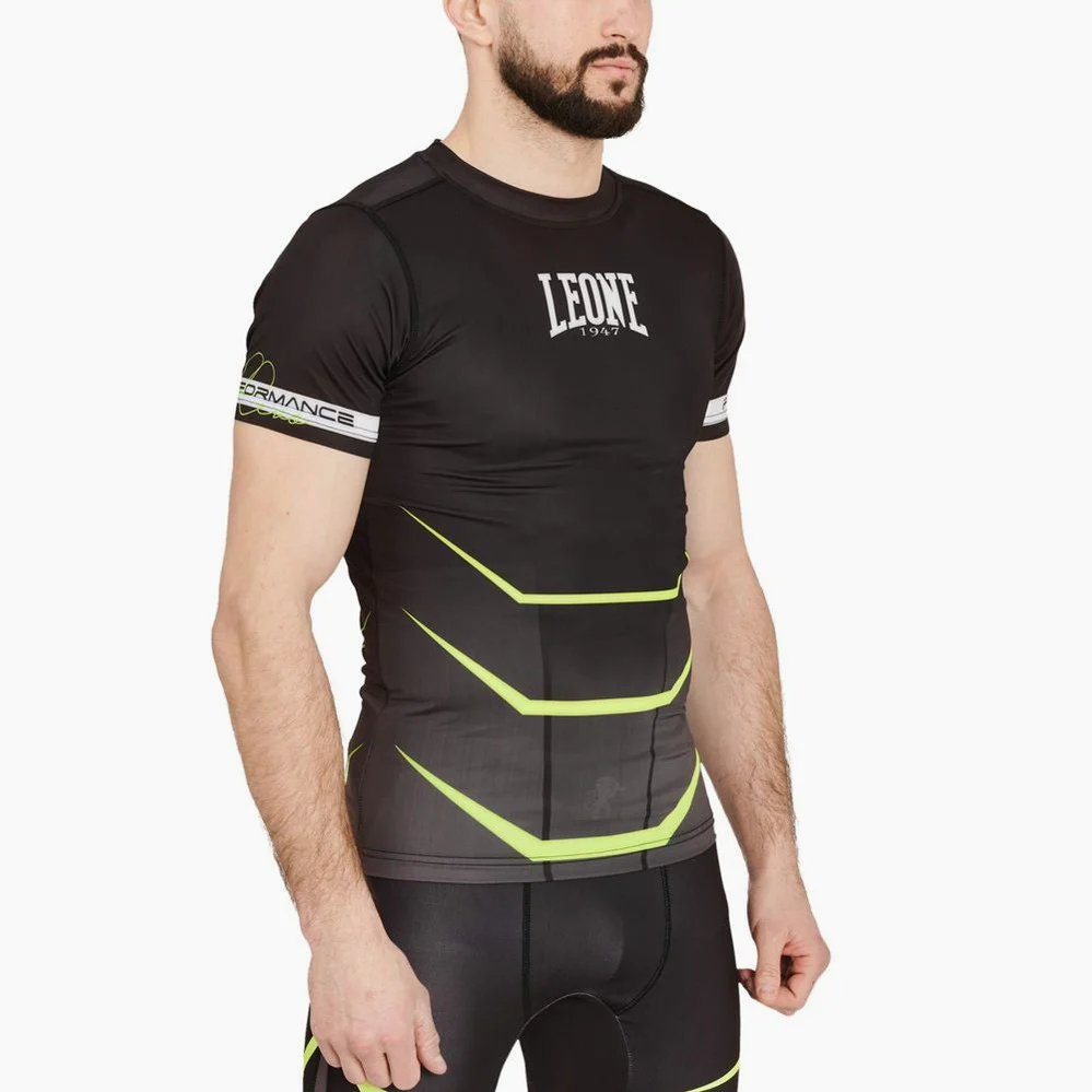 Rashguard o wysokiej kompresji Leone Revo Fluo AB927F  - Image 3