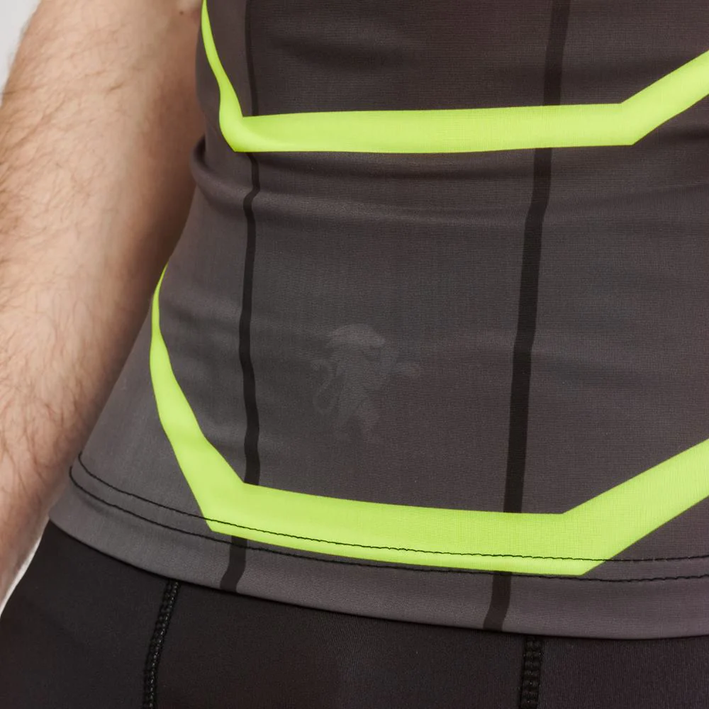 Rashguard o wysokiej kompresji Leone Revo Fluo AB927F  - Image 6