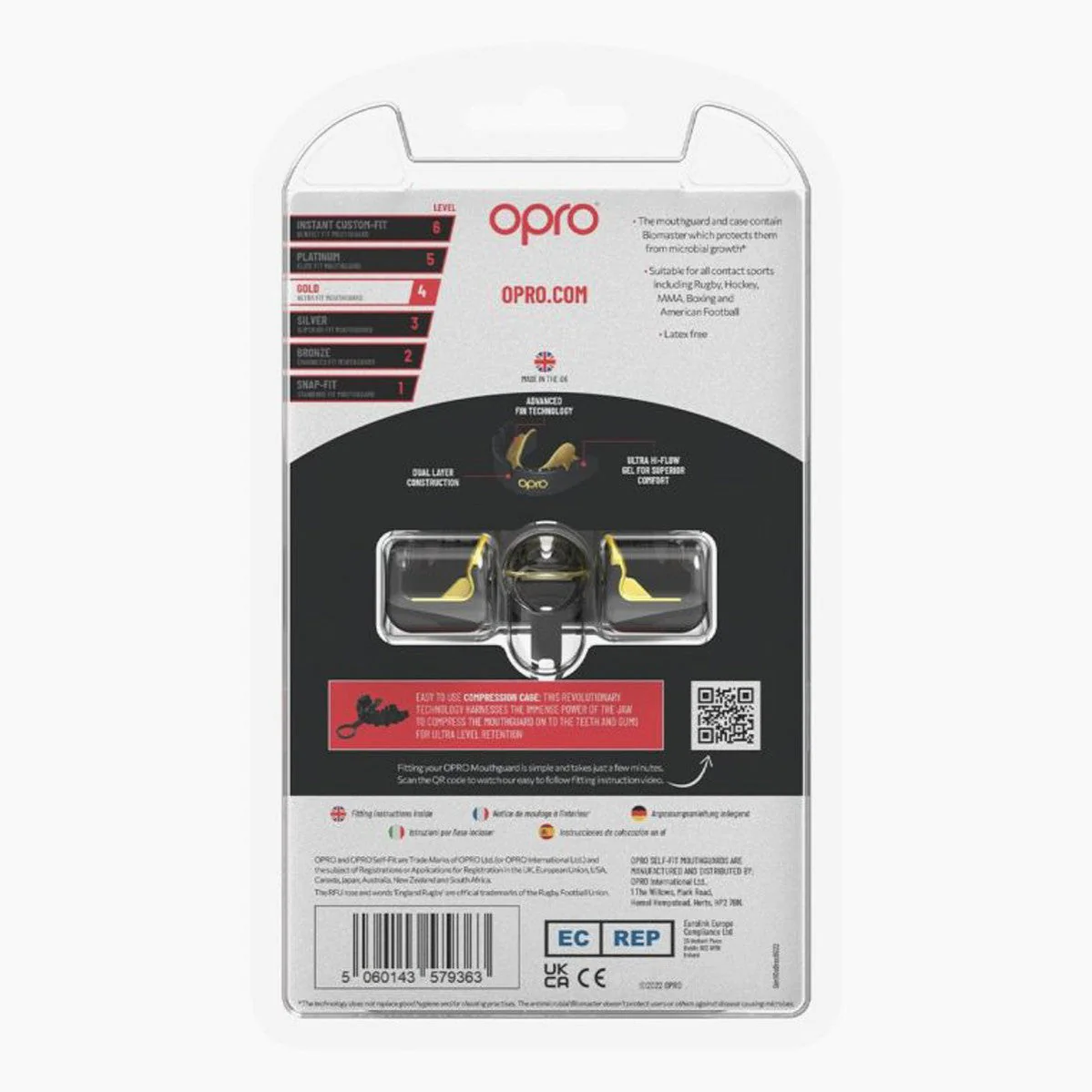 Ochraniacz Na Zęby Aparat ortodontyczny Opro Gold Self-Fit  - Image 9