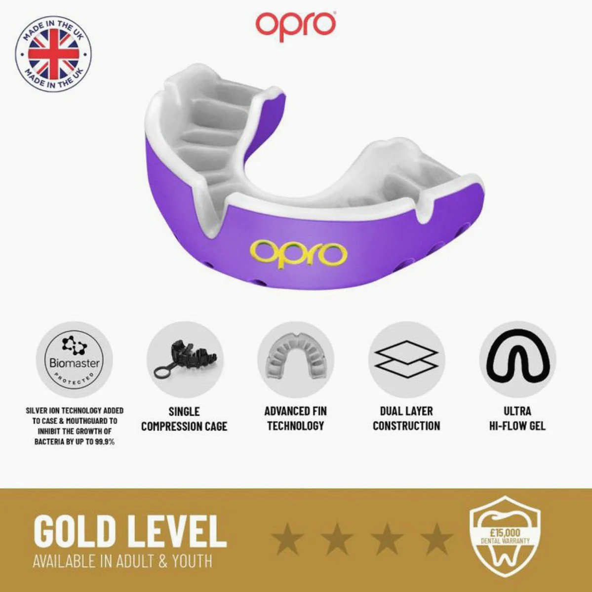 Ochraniacz Na Zęby Opro Gold Self-Fit UFC  - Image 3