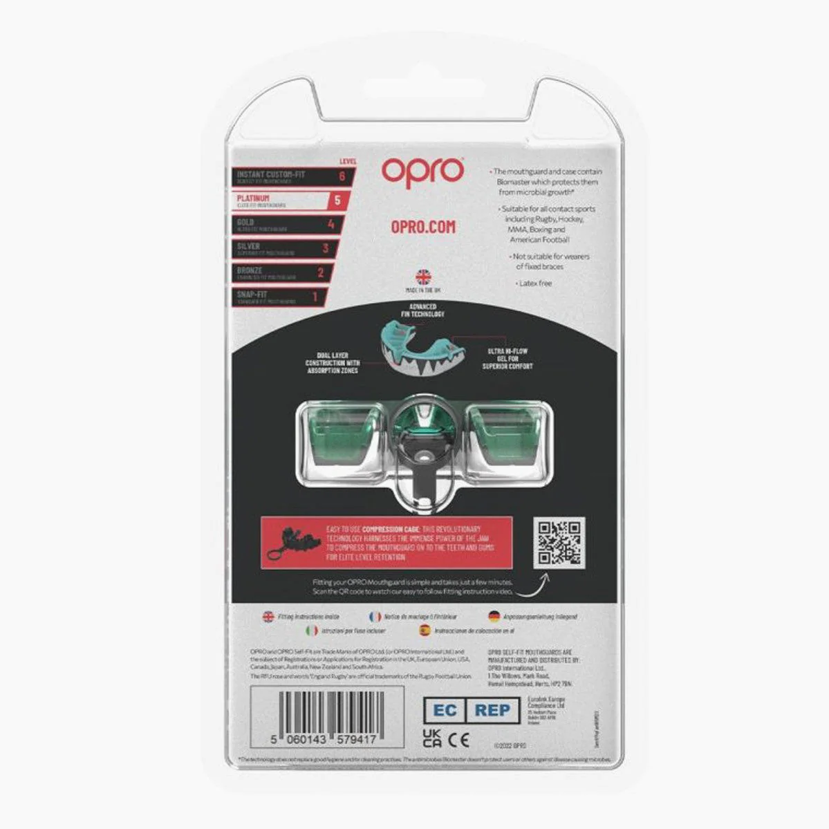 Ochraniacz Na Zęby Opro Platinum Fangz  - Image 4