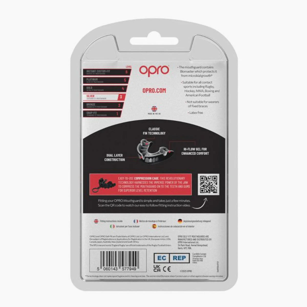 Ochraniacz Na Zęby Opro Silver Self-Fit  - Image 13