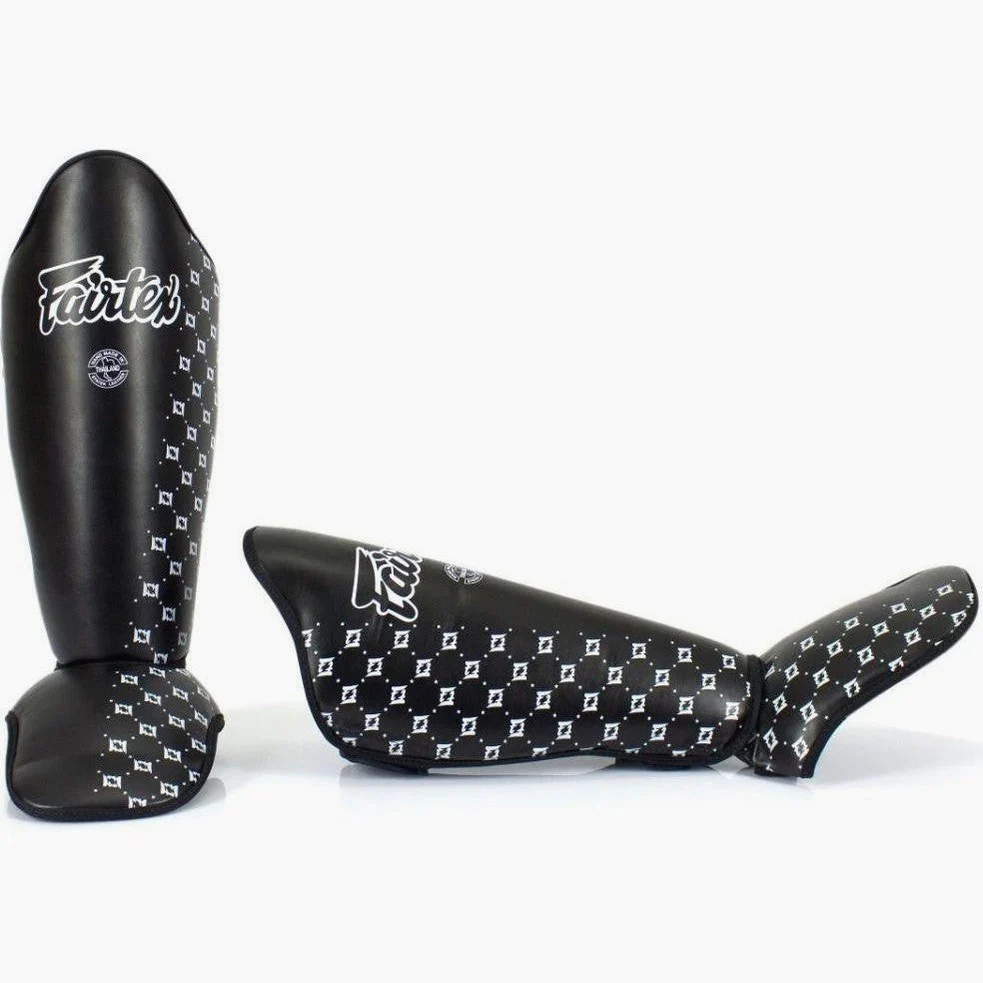 Ochraniacze piszczele Fairtex Zawody SP5 z ochraniaczami na stopy Czarny  - Image 2