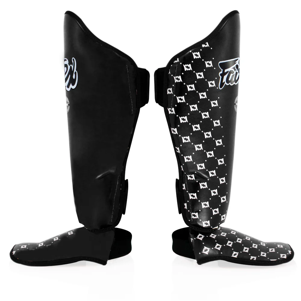 Ochraniacze piszczele Fairtex Zawody SP5 z ochraniaczami na stopy Czarny  - Image 3