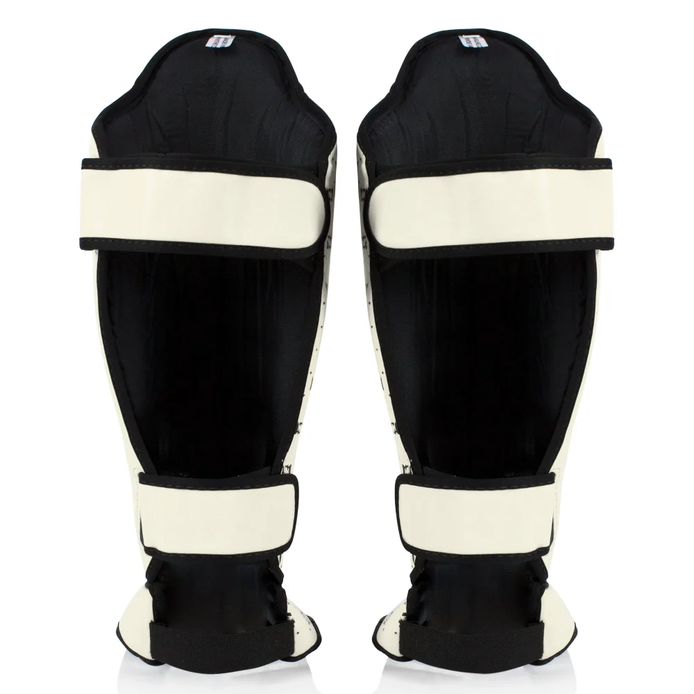 Ochraniacze piszczele Fairtex Zawody SP5 z parapetami Biały  - Image 3
