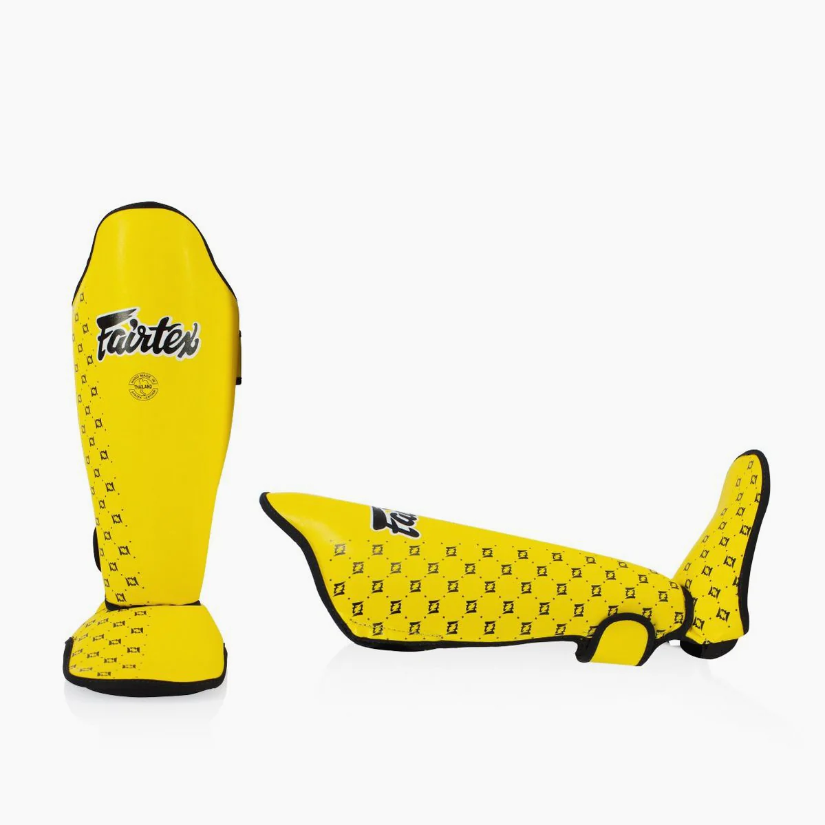 Ochraniacze piszczele Fairtex Zawody SP5 z parapetami Żółty  - Image 2
