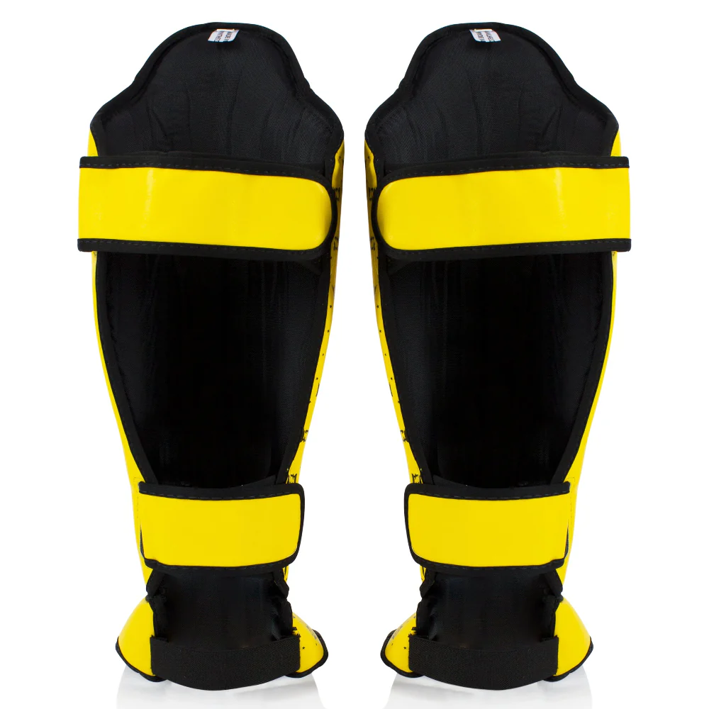 Ochraniacze piszczele Fairtex Zawody SP5 z parapetami Żółty  - Image 4