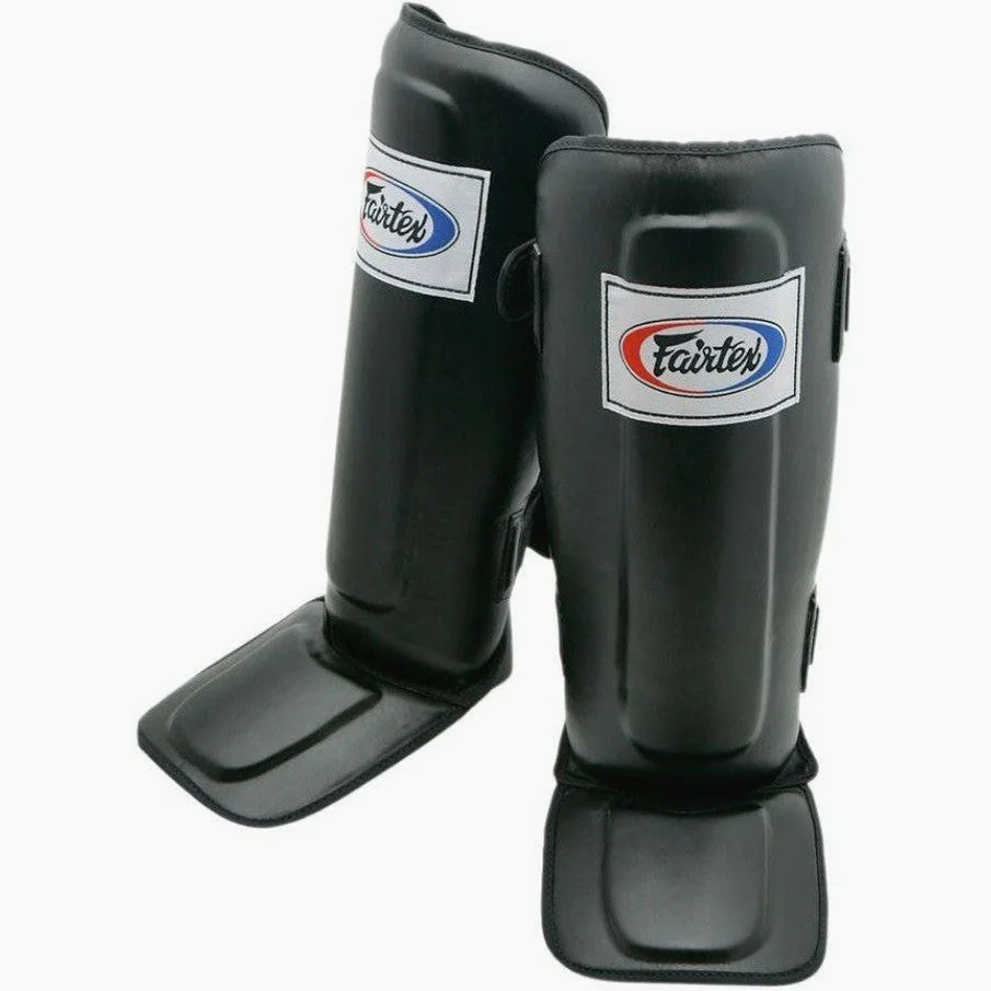 Ochraniacze piszczele Fairtex Double Padded SP3 z osłoną na stopy  - Image 2
