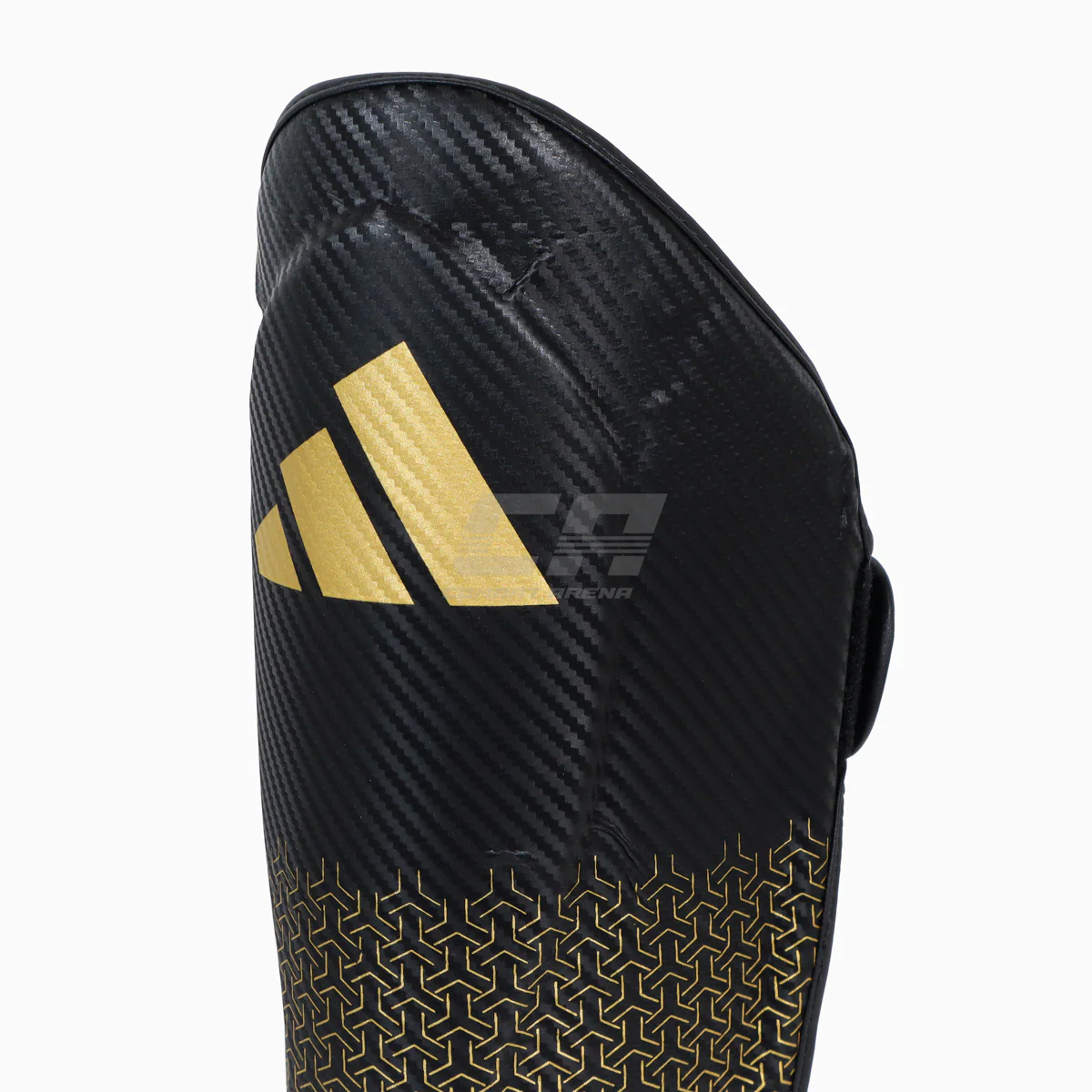 Ochraniacze piszczele z parapetem Adidas Pro Kickboxing WAKO Czarny-złoty  - Image 3
