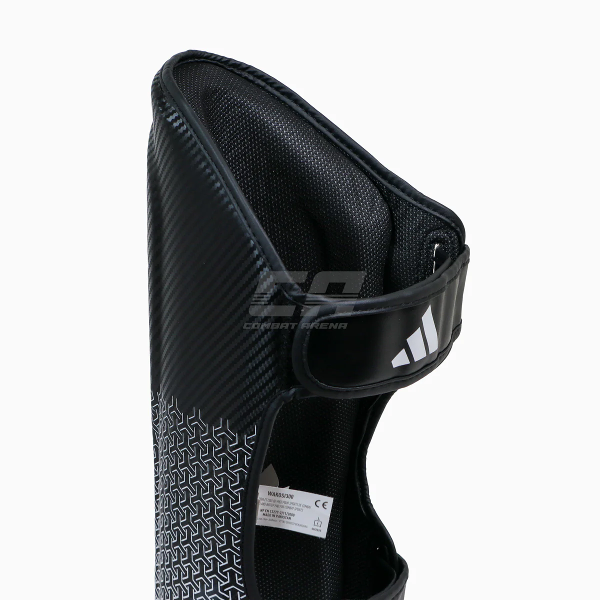 Ochraniacze piszczele z parapetem Adidas Pro Kickboxing WAKO Czarny-biały  - Image 4