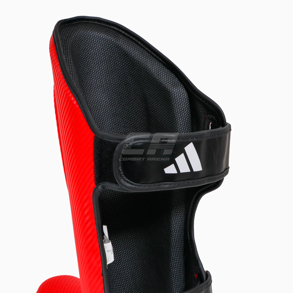 Ochraniacze piszczele z parapetem Adidas Pro Kickboxing WAKO Czerwono-biały  - Image 4