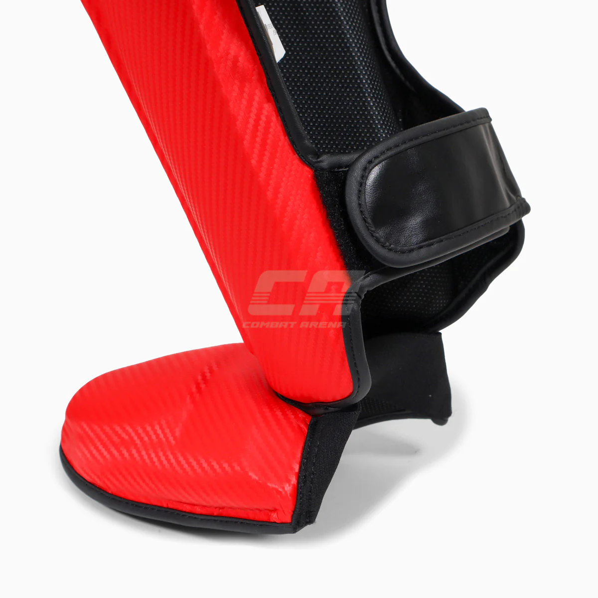 Ochraniacze piszczele z parapetem Adidas Pro Kickboxing WAKO Czerwono-biały  - Image 7