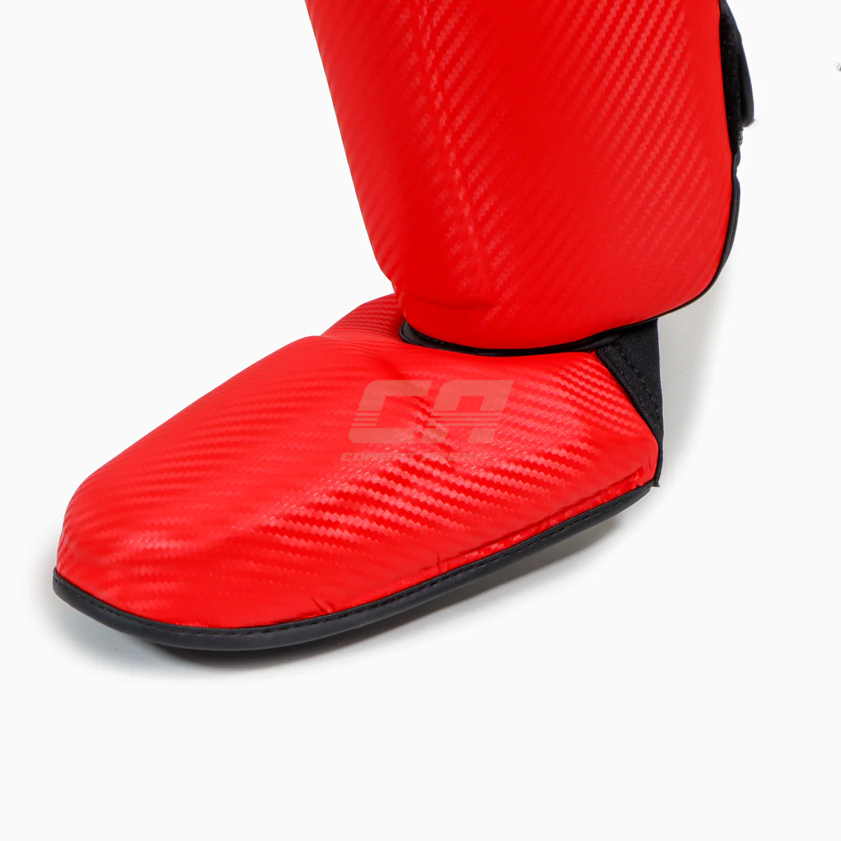 Ochraniacze piszczele z parapetem Adidas Pro Kickboxing WAKO Czerwono-biały  - Image 8