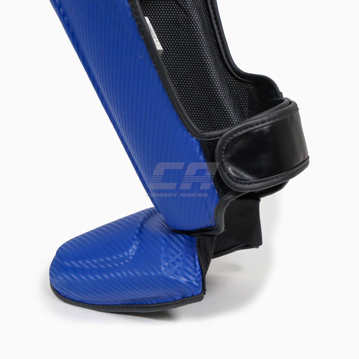 Ochraniacze piszczele z parapetem Adidas Pro Kickboxing WAKO Niebiesko-biały  - Image 4