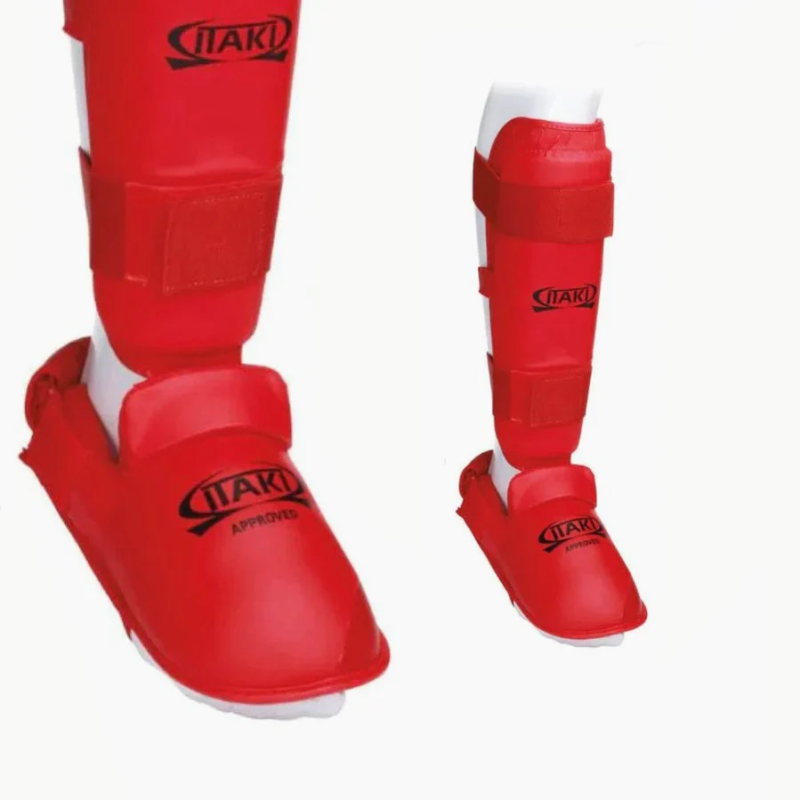 Ochraniacze Piszczeli Karate Itaki z ochraniaczami na stopy Art.413A  - Image 2